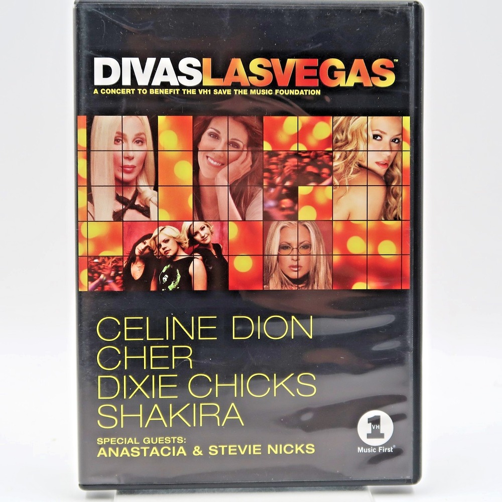 Divas Las Vegas VH1 Save Music Celine Dion Cher Shakira Dixie Chicks DVD 2002